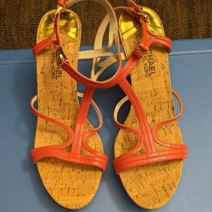 **SOLD**Michael Kors Wedge Sandals 7 1/2